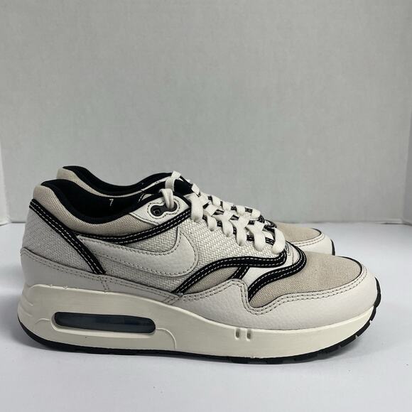 Nike Air Max 1 \'86 OG Big Bubble World Make Korea FN7652 030 Size 7 White Black